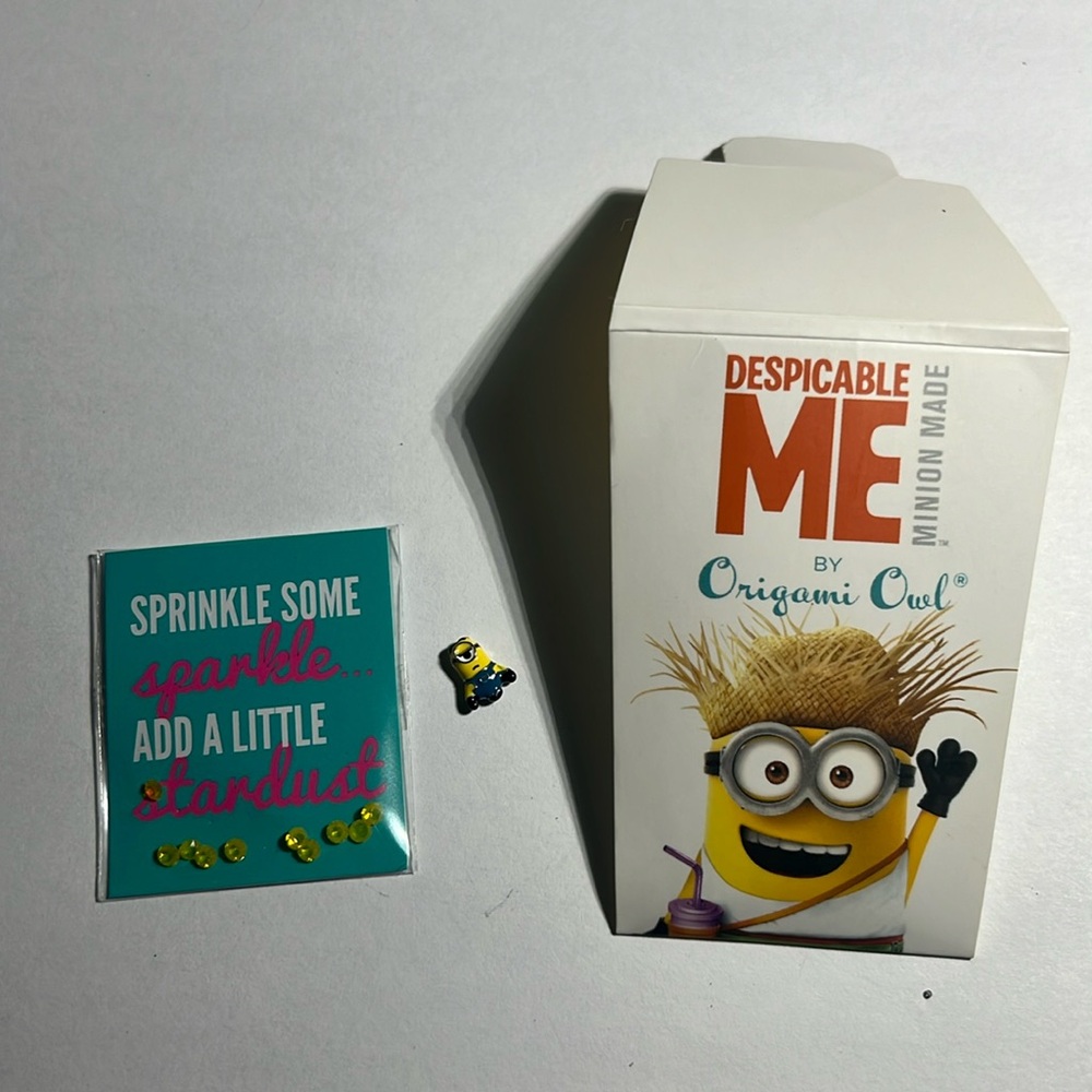Origami Owl Minion charm